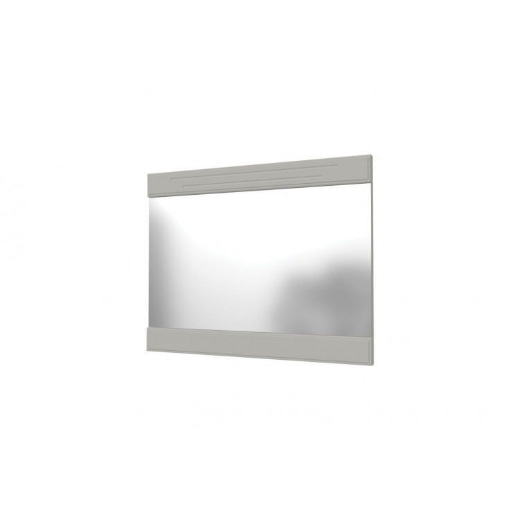 Зеркало навесное с декор планками ОЛИМП/ Холодный серый/ Фисташковый