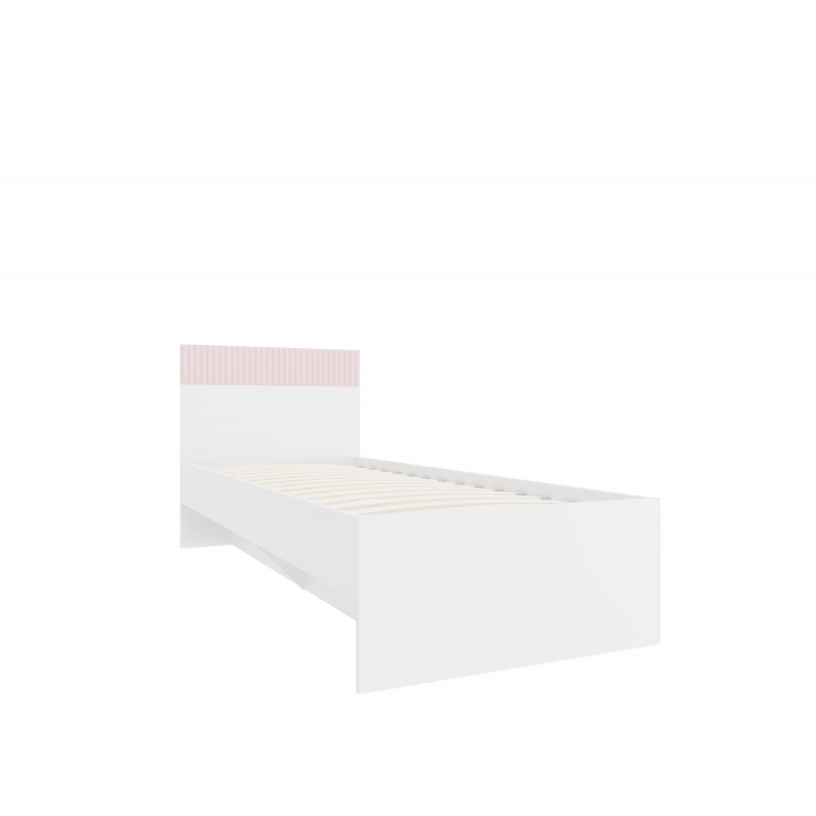 Алиса ПМ-332.01 исп.2 Кровать (800) (Розовая/белый
