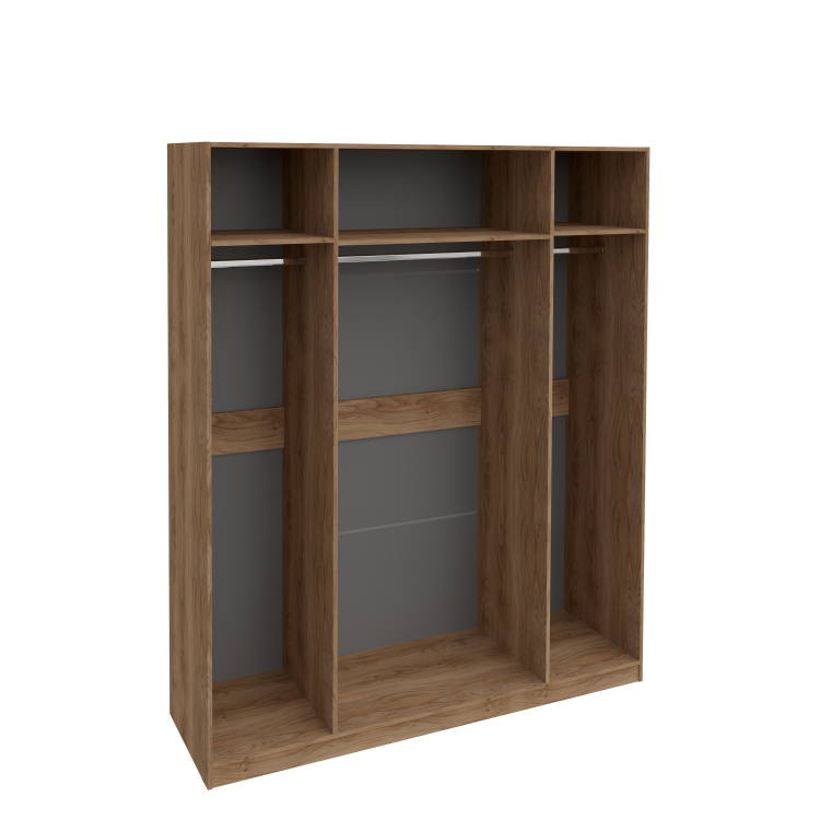 Каркас шкафа комбинированного с 4 дверями тип 1 ТД