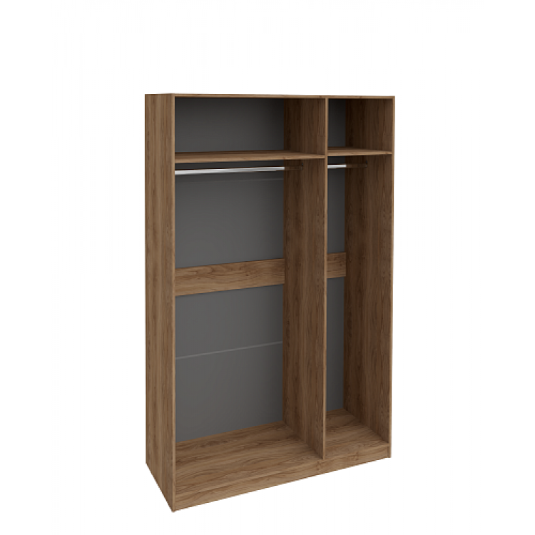 Каркас шкафа комбинированного с 3 дверями тип 1 ТД